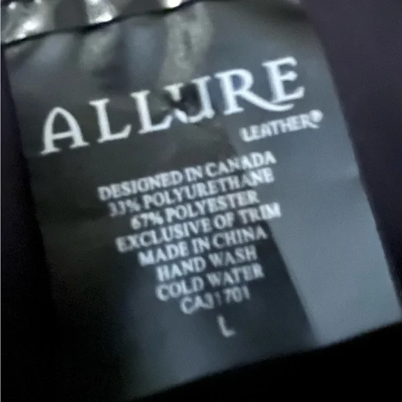 Allure Lingerie Leather PVC Latex Lace Up Top - Picture 3 of 3